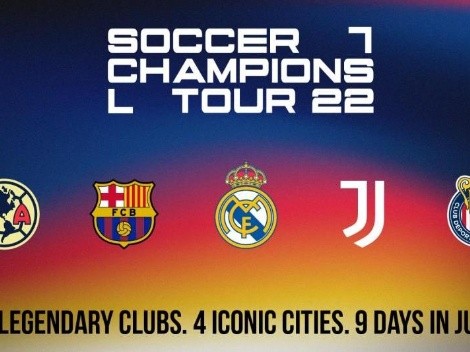 Cómo ver todos los partidos amistoso del Soccer Champions Tour en USA | Real Madrid, Barcelona, Juventus, América y Chivas Guadalajara