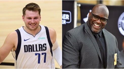 Luka Doncic y Shaquille O'Neal.