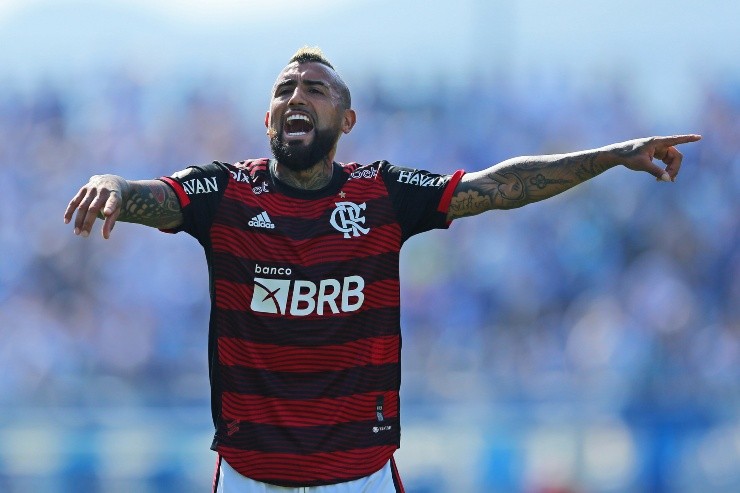Arturo Vidal tuvo su debut con el 'Fla' | Foto: Getty Images