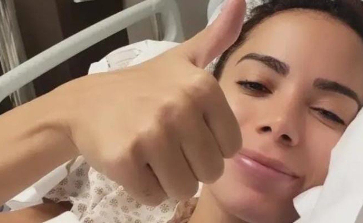 Tras la operación, se espera que Anitta sea dada de alta este lunes
