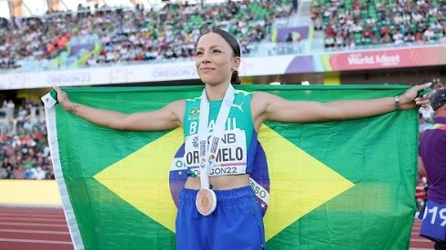 Leticia faturou o bronze em seu primeiro Mundial