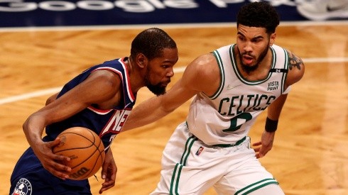 Kevin Durant y Jayson Tatum.