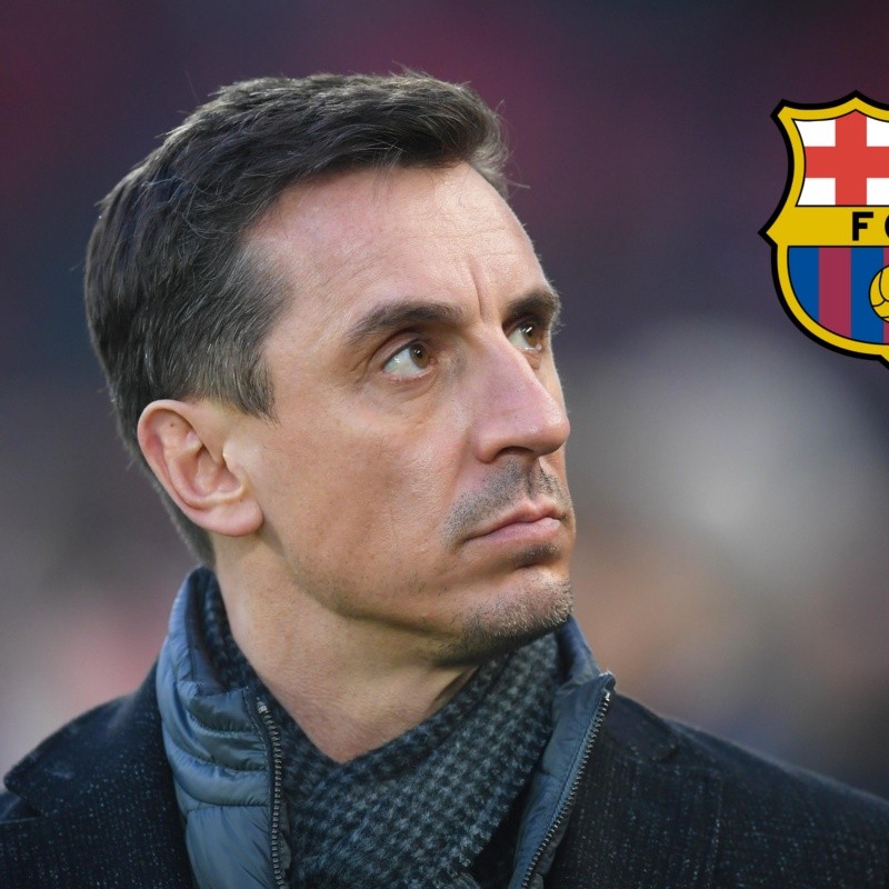 Gary Neville atacó sin piedad a la dirigencia de Barcelona: "Es inmoral"