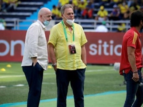 Jesurún, presidente de la FCF, celebra el paso a la final de Copa América Femenina