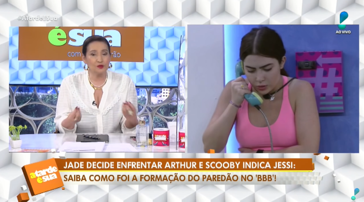 Não é a primeira vez que Sônia Abrão opina sobre comportamento de Jade Picon (Reprodução/Youtube/RedeTV)