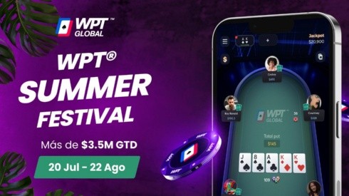 Póker online: el Summer Festival en WPT Global llega con un torneo garantizado de 1 millón de dólares con una entrada de un dólar