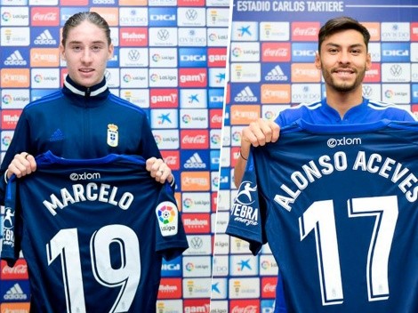 Marcelo Flores y Alonso Aceves recibieron un regalazo tras su debut en Real Oviedo