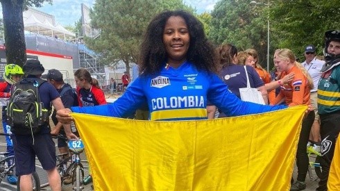 Nace una nueva Mariana Pajón: tiene apenas 13 años y ya ganó oro en un Mundial