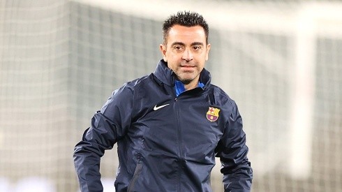 Manager Hernandez of Barcelona