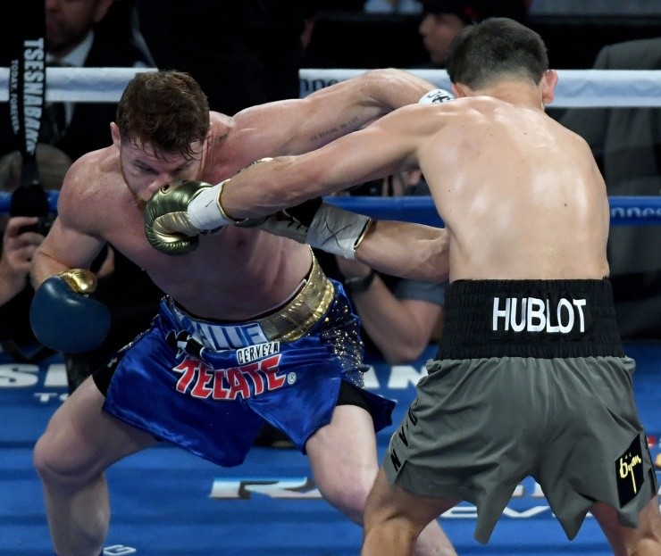 Golovkin y Canelo empataron en su primer combate. Créditos: Getty Images