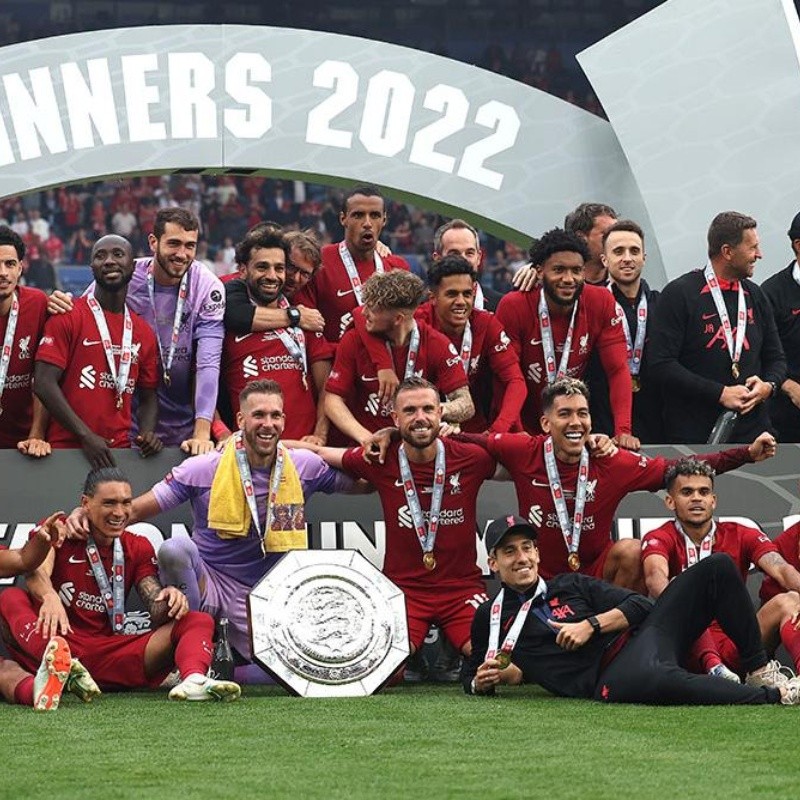 Liverpool se coronó campeón de la Community Shield a expensas de Manchester City