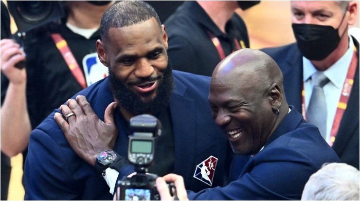 LeBron James y Michael Jordan (Foto: Jason Miller | Getty Images)