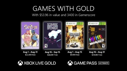 Xbox Games with Gold de agosto terá Saint’s Row 2, Calico e mais jogos