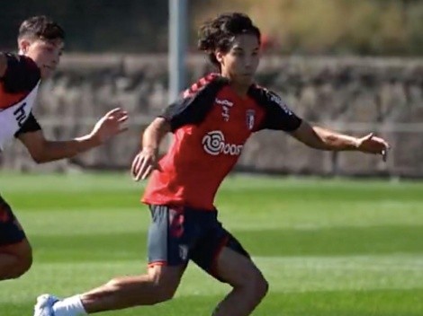 VIDEO | Lainez ya entrena con el Sporting Braga