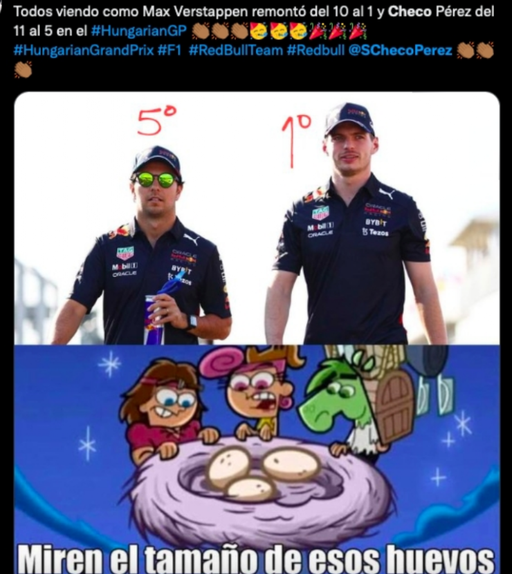 Memes del GP de Hungría de la F1.