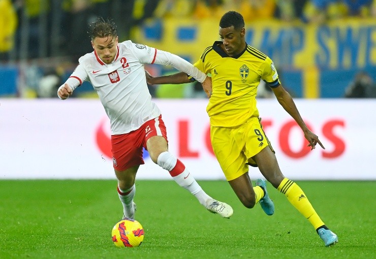 Polonia obtuvo el boleto al Mundial tras vencer a Suecia 2-0 (Getty)