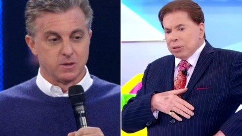Fotos: Reprodução/TV Globo (esquerda) - Reprodução/SBT (direita)