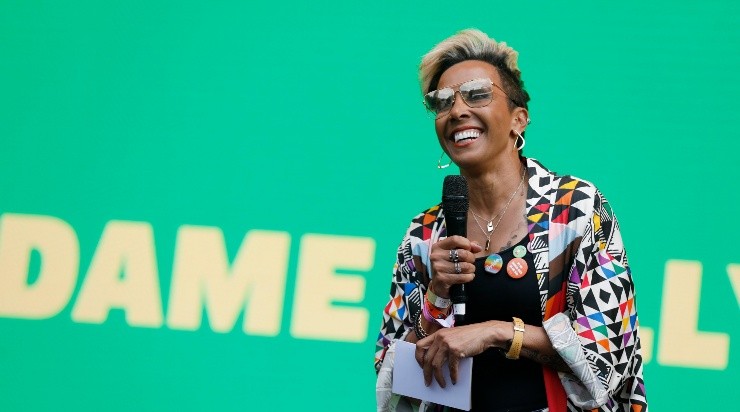 Kelly Holmes, entre la risa y la felicidad tras revelar su verdad (Getty)