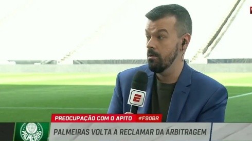 Foto: Reprodução/ESPN - Pedro Ivo Almeida comentou sobre polêmicas da arbitragem e apontou principais culpados