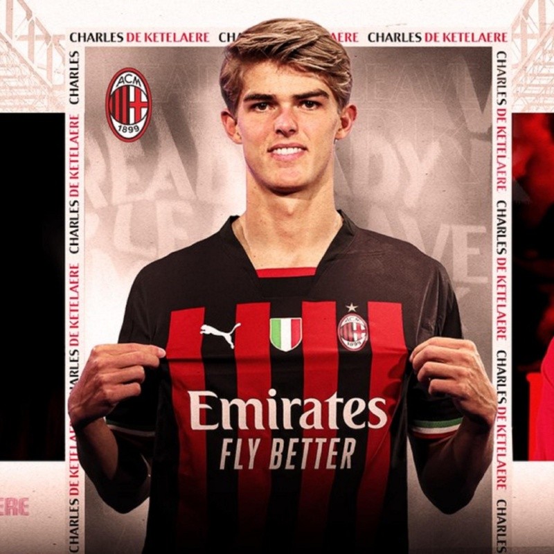 Es oficial: AC Milan ficha a la joya del fútbol belga, Charles De Ketelaere