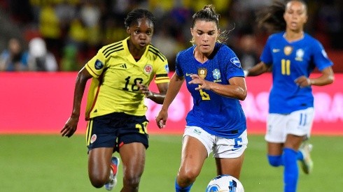 Linda Caicedo y Tamires, jugadoras destacadas.