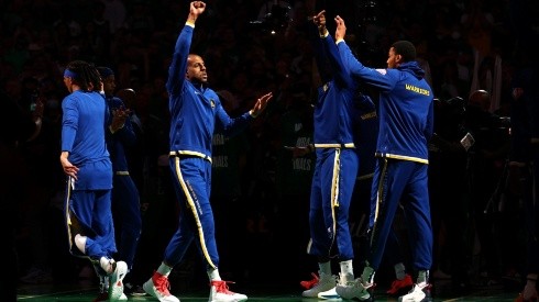 Andre Iguodala con Golden State Warriors durante NBA Finals 2022