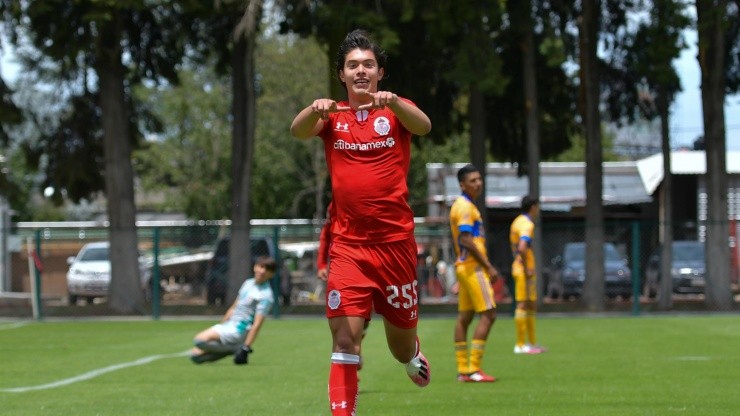 Juan Pablo González Ozuna brilló en las categorías juveniles del Toluca. Créditos: TUDN