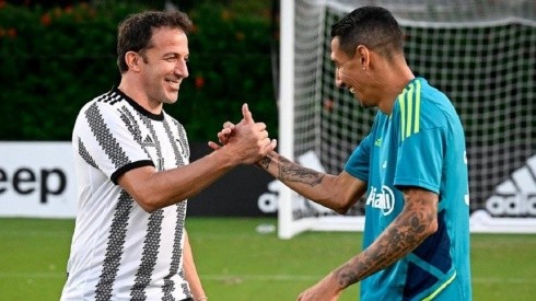 VIDEO | El imperdible desafío entre Di María y Del Piero en Juventus
