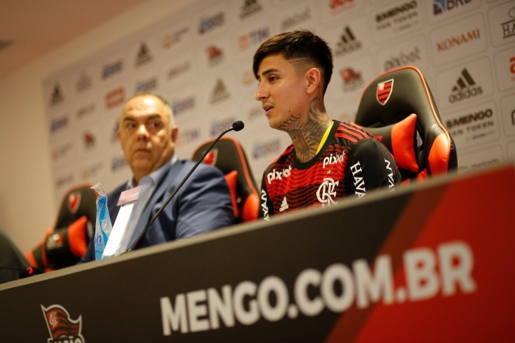 Erick Pulgar dio sus primeras palabras en conferencia | Foto: Flamengo Flickr 