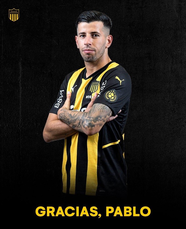 Peñarol despidió a Ceppelini. (@OficialCAP)