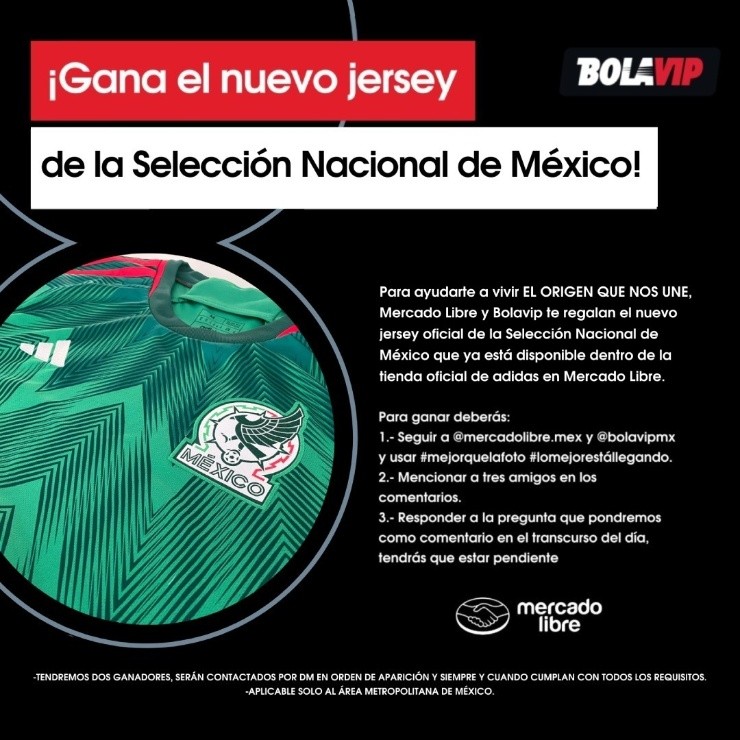 Sorteo playera México