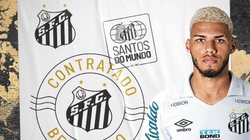 Foto: Reprodução/Santos FC - Nathan é o novo reforço do Santos