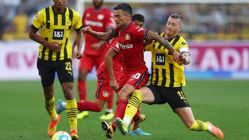 Aránguiz fue parte de la caída del Leverkusen ante el Dortmund