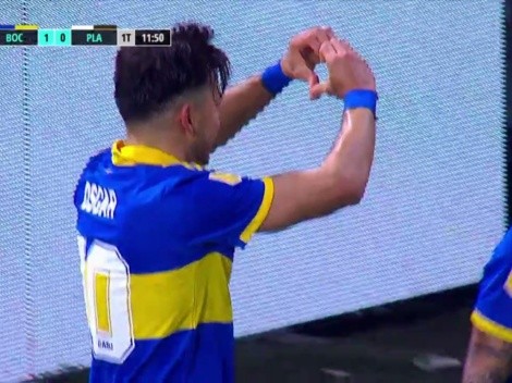 VIDEO | Óscar Romero frotó la lámpara y sacó un verdadero golazo para que Boca le gane a Platense
