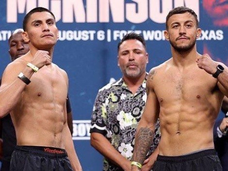 Vergil Ortiz Jr. KO 9 Michael McKinson:  Minuto a minuto, KO, resumen y videos de la cartelera del 6 de agosto en la  Arena Dickies de Texas