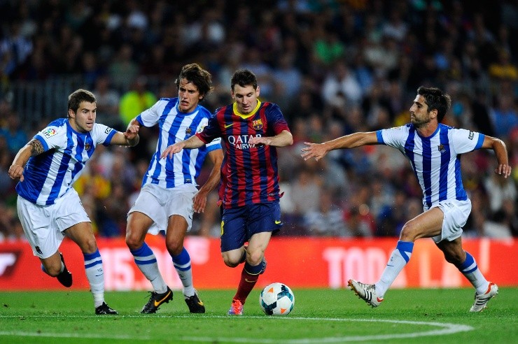 Messi no estaba conforme con las rotaciones en el Barcelona (Getty)