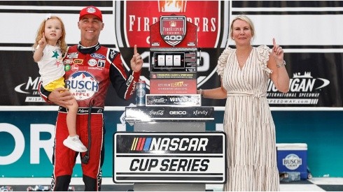 Kevin Harvick, winner of the FireKeepers Casino 400
