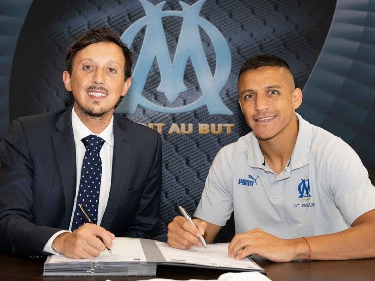 Sánchez oficializado en el Marsella | Foto: Marsella 