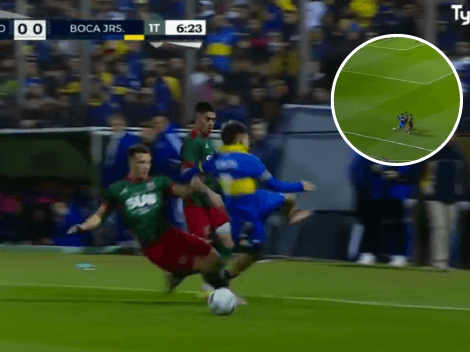 VIDEO | La patada criminal a Zeballos que lo sacó de la cancha lesionado