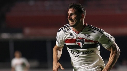 Marcello Zambrana/AGIF/ Calleri impressiona com números de gols e assistências no São Paulo.