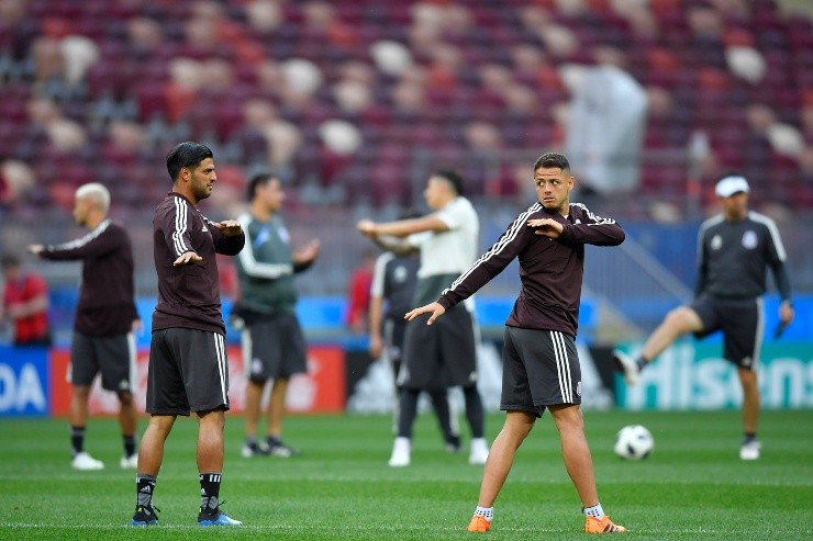 Chicharito y Vela compartieron el Mundial 2018. Créditos: Getty Images