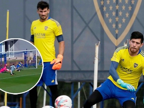 VIDEO | Increíble: en plena disputa por el arco de Boca, Leandro Brey hizo esto en Reserva