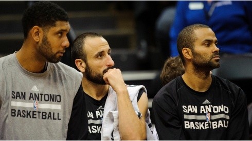 Duncan, Ginobili y Parker en su tiempo en los Spurs.