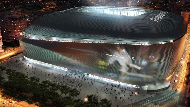 Estadio Santiago Bernabéu, casa del Real Madrid.