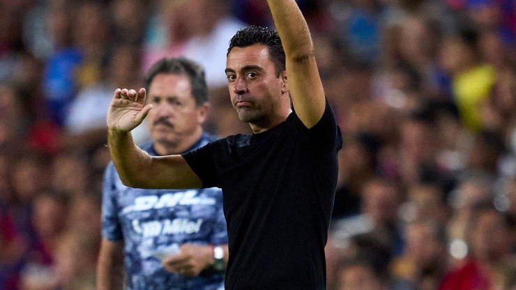 Xavi en dirección de Barcelona.