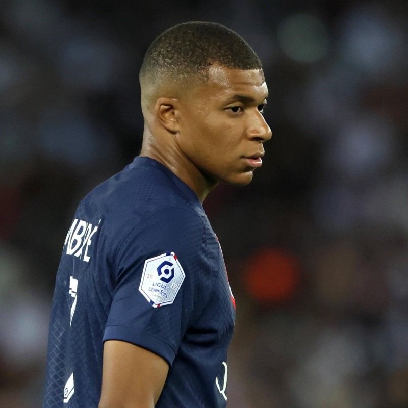 Mala reacción: el gesto de enojo de Mbappé al no recibir el pase que esperaba