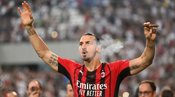 Zlatan Ibrahimovic of Milan. (Chris Ricco/Getty Images)