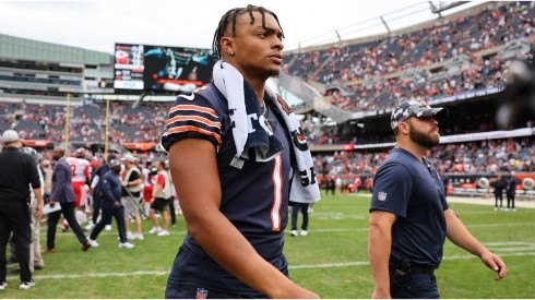 Justin Fields of the Chicago Bears