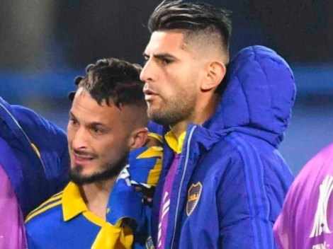 La postura de Darío Benedetto después de golpear a Carlos Zambrano en Boca Juniors