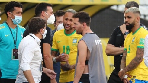 Duelo pendiente entre Argentina y Brasil por las Eliminatorias, no se disputará. Foto: TyC Sports